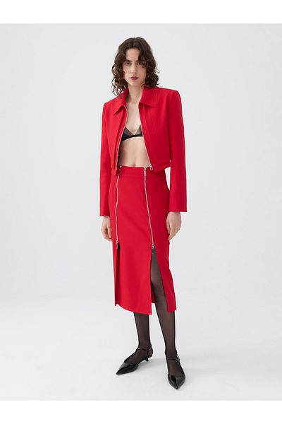 Nocturne Pencil Skirt - Zipper Design