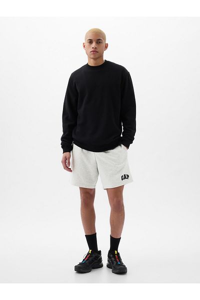 GAP V-Frch Ft Heritage Logo Κοντό υφασμάτινο σορτς Ανδρικό σορτς ΓΚΡΙ