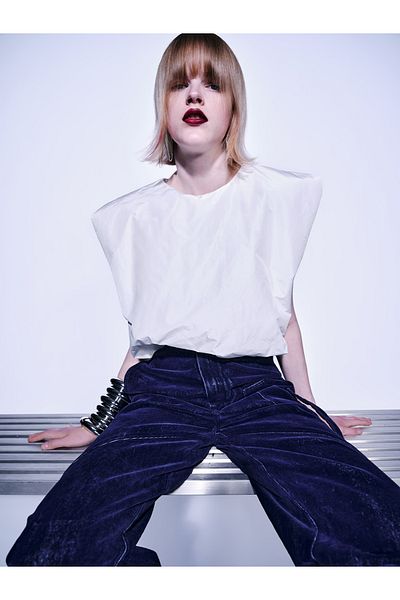 Nocturne Taffeta Blouse