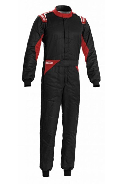 Sparco Sprınt Yarış Tulumu Fıa Onaylı Siyah Kırmızı 52 Beden