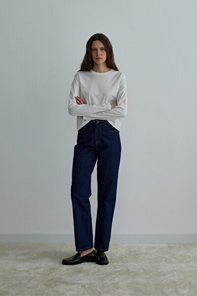 Suud Collection Ecru Forever Long Sleeve T-Shirt