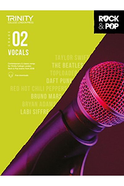 Faber Music Ltd. Trinity College London Rock & Pop 2018 Vocals Grade 2