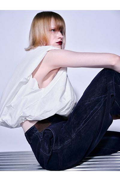 Nocturne Taffeta Blouse