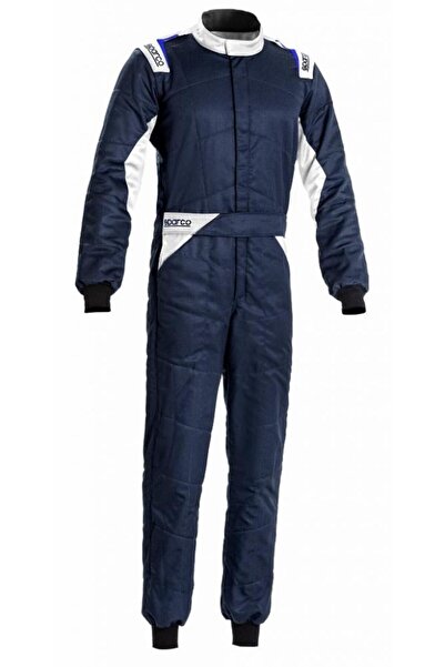 Sparco Sprınt Yarış Tulumu Fıa Onaylı Lacivert Beyaz 50 Beden