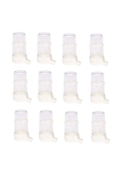KARDELEN PET Snowdrop Canary Crystal Silo Beak Water Bottle 12 Pieces