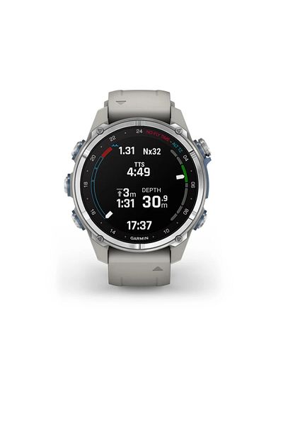 Garmin GARMIN DESCENT MK3 - 43 MM STAINLESS STEEL WITH FOG GREY SILICONE BAND
