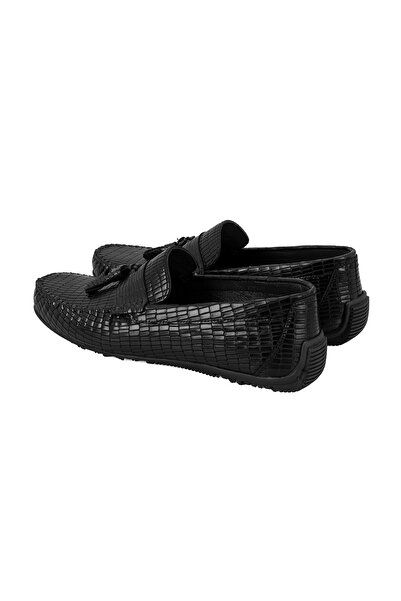 Desa Ανδρικό δερμάτινο loafer Grady Black
