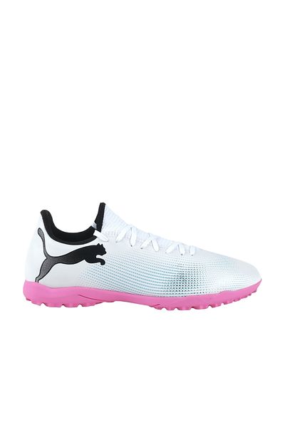 Puma Future 7 Play ανδρικά λευκά παπούτσια Astroturf Field ( 107726 -01)