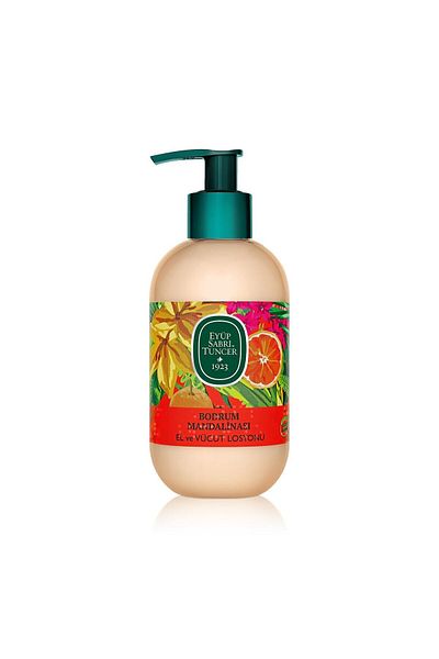 Eyüp Sabri Tuncer Ulei de măsline natural Bodrum Tangerine - Loțiune pentru mâini și corp 280 Ml