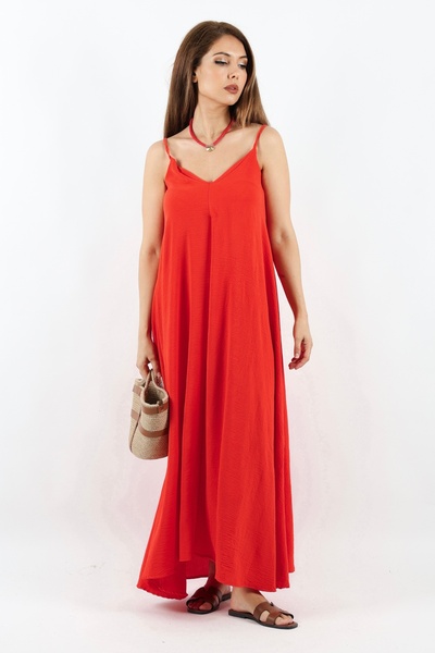 Ritnice Portofino Women's Dress - Coral Ayrobin with Comfortable Cut and Adjustable Straps