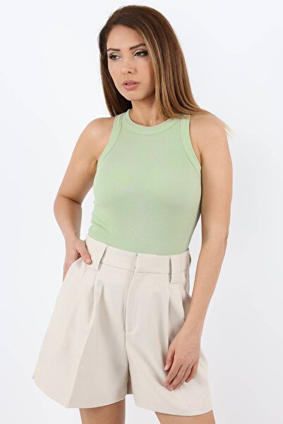 Ritnice Women's Premium Texture Chağla Corded Cotton Tank Top