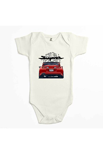 CrowsGate بدلة أطفال تويوتا سوبرا 2jz إكرو ملونة