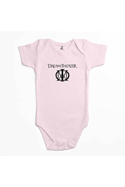 CrowsGate بدلة أطفال بشعار Dream Theatre باللون الوردي