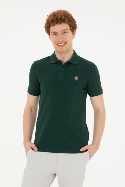 U.S. Polo Assn. Men's Dark Green Basic T-Shirt 50267944 -Vr079