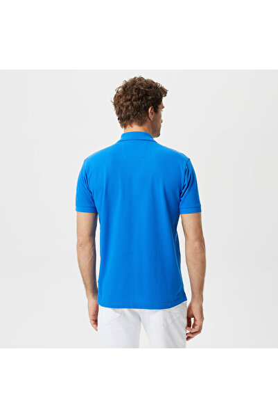 Nautica Erkek Mavi Classic Fit Kısa Kollu Polo