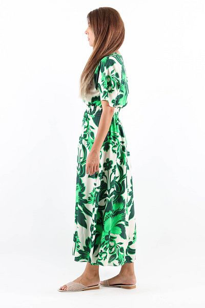 Ritnice Γυναικείο φόρεμα Aren Grass Green Viscose