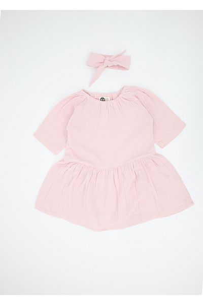 rg kidsstore Rochie de muselina cu maneca scurta pentru copii