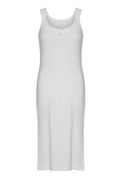 Ritnice Prive Premium 100% βαμβακερή Comfort Λευκή μακριά εσωτερική επένδυση φορέματος
