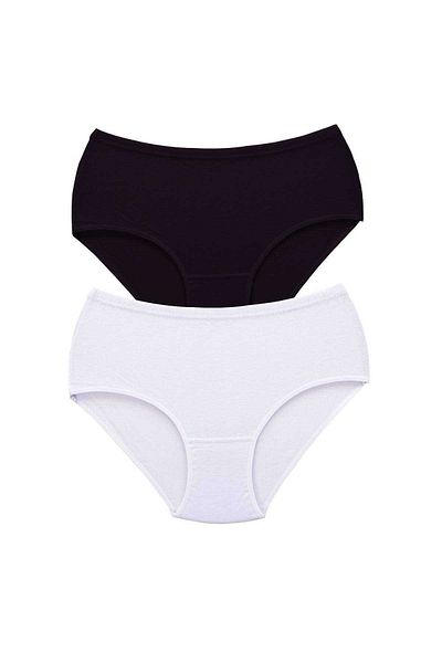 Angoravi 2 Pieces Tutku Women's High Waist Bato Thick Rubber Panties S4