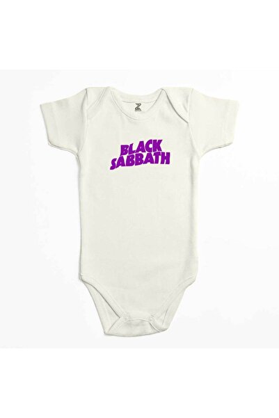 CrowsGate بدلة أطفال من Black Sabbath باللون الأرجواني واللون البيج