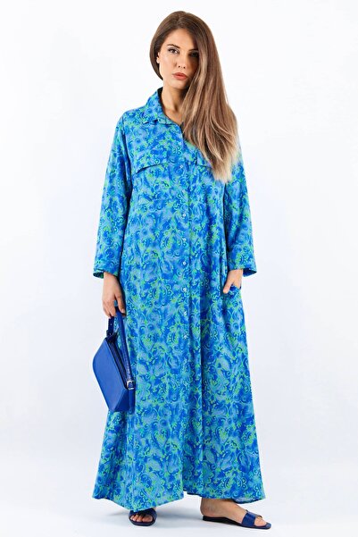 Ritnice Καλοκαιρινό φόρεμα Prive Γυναικείο - Πράσινο Μάξι Βισκόζη Μήκος με τσέπες