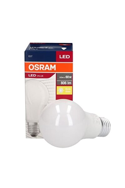 Osram Led Value Ampul Sarı Işık 8.5 W 60Watt 5 Adet