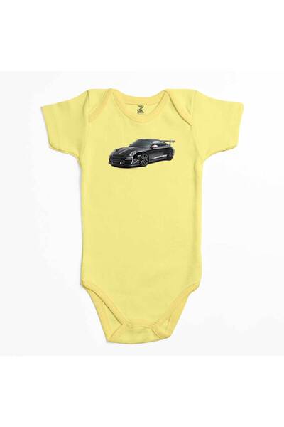 CrowsGate بدلة بورش 911 جي تي 3 باللون الأصفر للأطفال