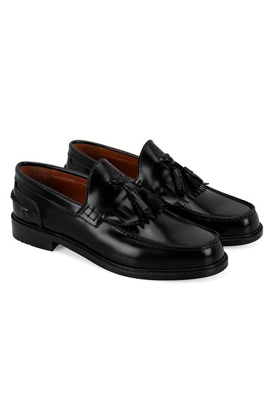 Desa Ανδρικό δερμάτινο loafer Jimmy Black