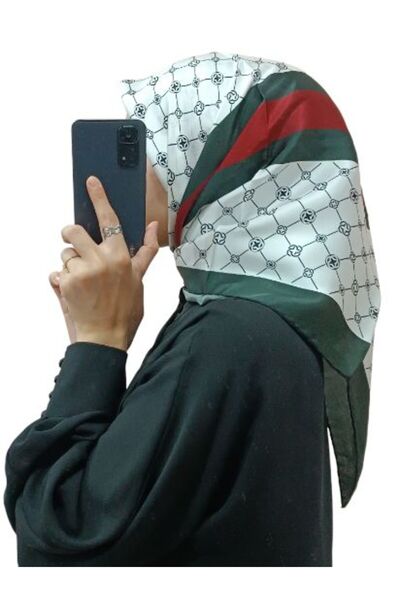 Aker İpek Krep Saten Eşarp 8901701