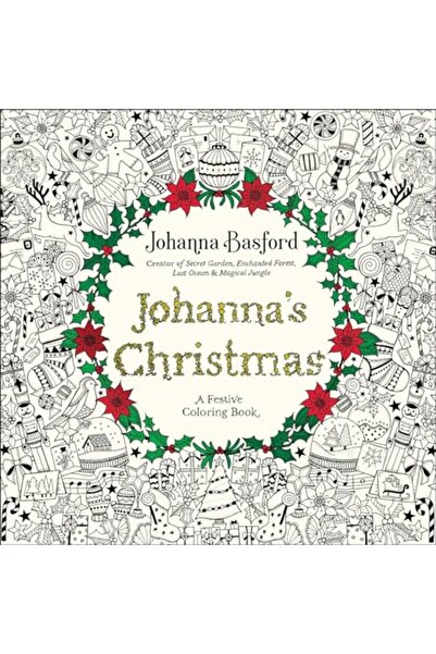 PENGUİN Johanna's Christmas: A Festive Coloring Book for Adults