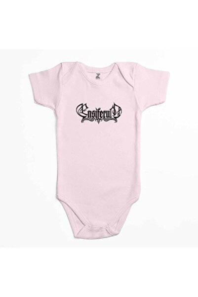 CrowsGate Ensiferum Logo Pink Color Baby Bodysuit
