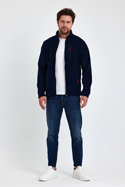 monox Ανδρικό μπουφάν Fleece Outdoor - Με φερμουάρ