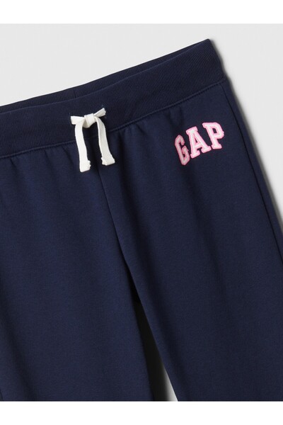 GAP Kız Çocuk Lacivert Gap Logo Jogger Fleece Eşofman Altı