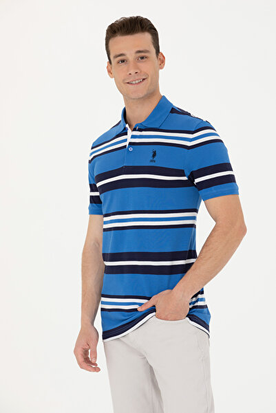 U.S. Polo Assn. تي شيرت ساكس بياقة بولو للرجال 50263219 -VR045