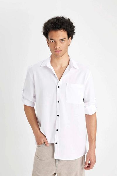 DeFacto D4183 Regular Fit - Μακρυμάνικο πουκάμισο