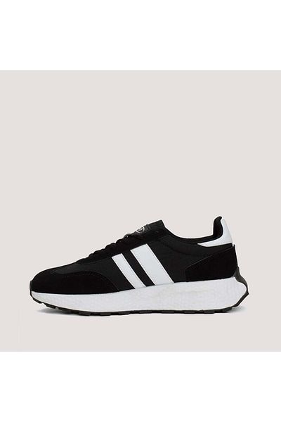 M.P. M.P 1546 Men's Lightweight Running Shoes - Black-White - 42