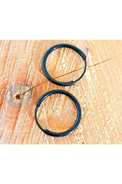 Monalisa Home Steel black medium size thin ring unisex ring