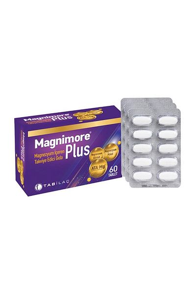 Magnimore Magnimore Plus 60 Magnezyum Içeren Takviye Edici Gıda