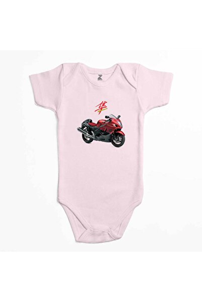 CrowsGate سوزوكي هايابوسا GSX R 1300 بدلة أطفال باللون الوردي