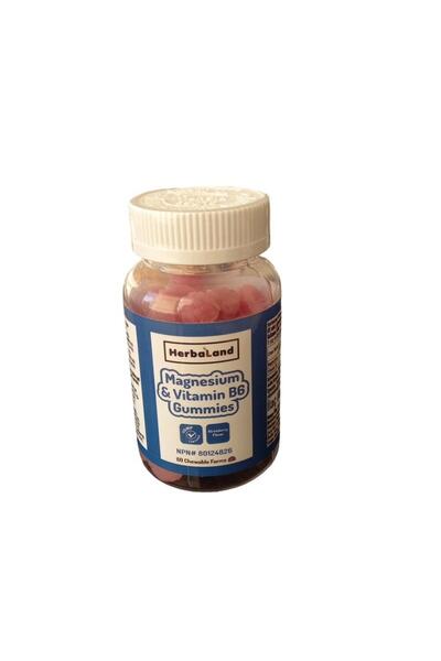 Herbaland Magnesium Vitamin B6 60 Gumies