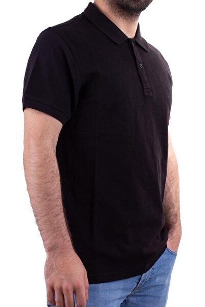 Twister Jeans 2277 Crni polo ovratnik za muškarce T-shirt