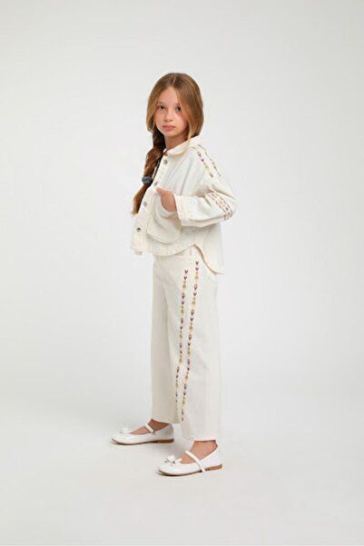 ESCABEL GİRL ESCABEL 24240 EKRU 10/14 GARS CEKET