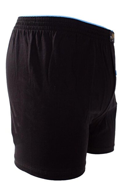 ÖREN STİL Ören Style 44-7000 Μαύρο 4 Pack Ανδρικό Πετσέτα Μέση Βαμβακερό Μπόξερ