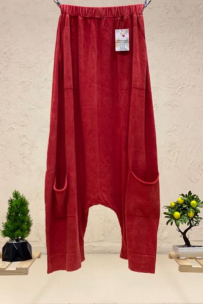 sahnemoda Washed Pocket Knitwear Shalwar Trousers