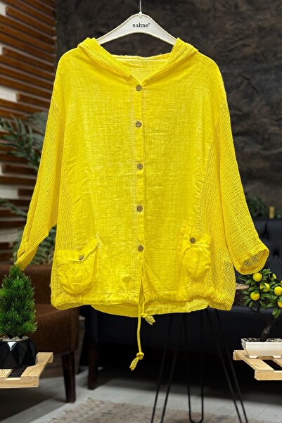 sahnemoda Кепюра з капюшоном і боковими вставками з сіткою