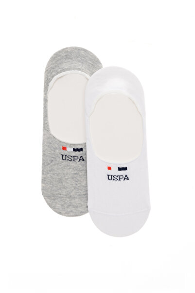 U.S. Polo Assn. Ανδρικές λευκές κάλτσες 2 τεμαχίων 50267752-VR013