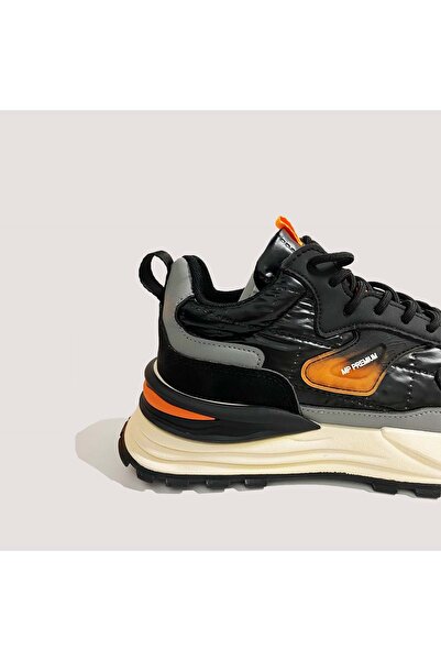 M.P. M.p 1235 Erkek Ithal Spor Ayakkabı 42 Siyah Turuncu