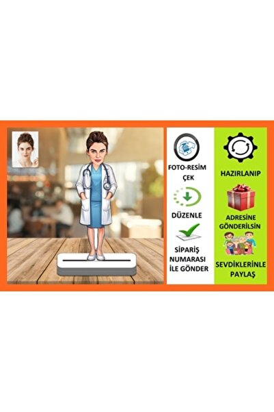 wonderlike Doktor Karikatür Biblo,sevgiliye Hediye,doğum Günü Hediyesi