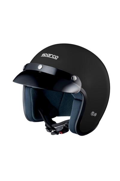 Sparco J1 Club Açık Kask Siyah M Beden