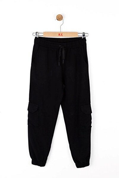 nk kids 66314-FLEXI PANTALONE 8/14 CRNE